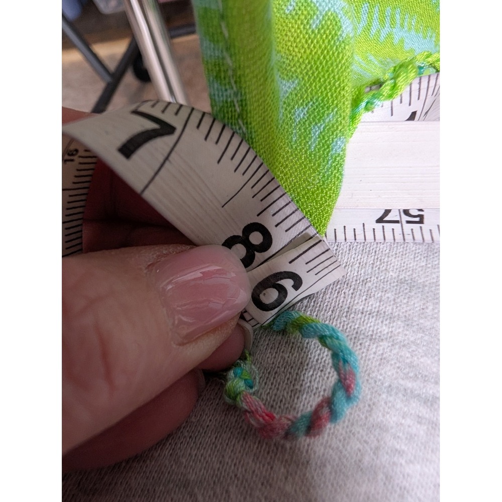 Lilly Pulitzer Scarf Sarong Womens OS Blue Green Pink Under the Sea Gecko Resort - Picture 6 of 8